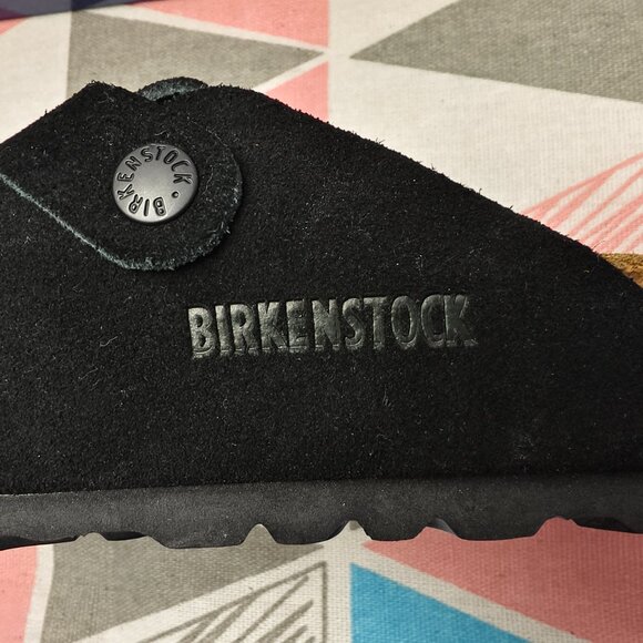 Birkenstock Black Suede Mules - Picture 4 of 5
